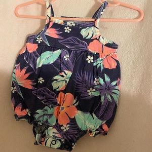 Floral Baby Romper